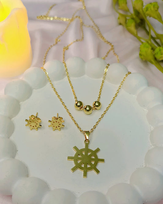 Elegant Stainless Steel Jewelry Set